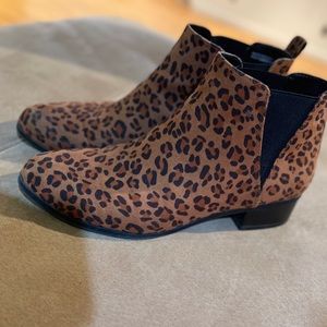 Boots, leopard print from the Jillian Harris collection